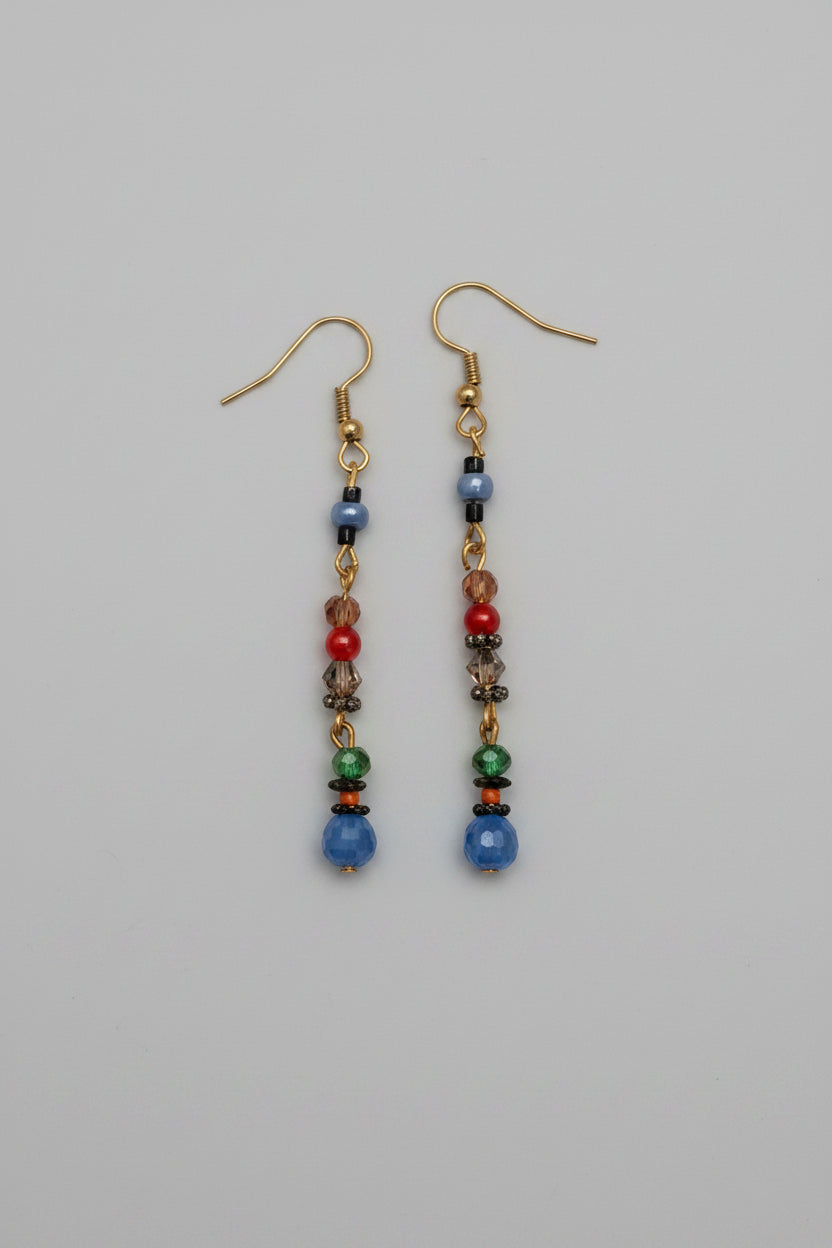 Ember Crystal Drop Earrings